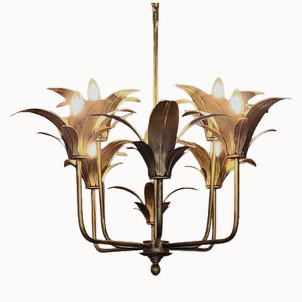 Lily Oval, 8-globe, Steel