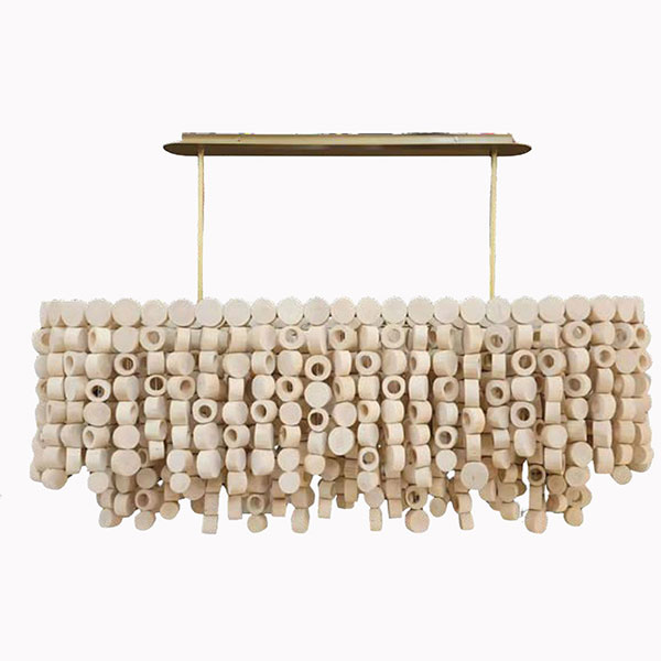 Oval Disk 2-tiers 120 - Natural